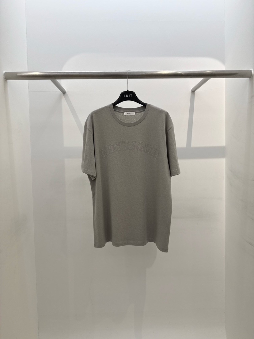 EDIT韓國代購女士新款26春夏人氣真品熱賣職業推薦休閑T恤EDITT恤圖色4