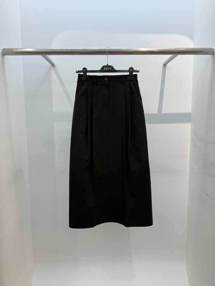 EDIT東大門實拍女士新款人氣時尚真品推薦職業熱賣休閑長裙EDIT長裙圖色3黑色
