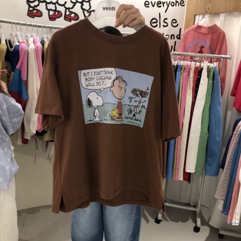 VENTI東大門實拍女士新品熱賣時尚職業人氣真品T恤史努比VENTIT恤圖色3
