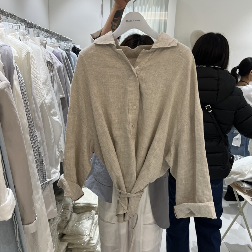 MONDAY TO SUNDAY東大門實拍女士新款人氣職業襯衫蕾絲衫MONDAY TO SUNDAY襯衫/蕾絲衫圖色2