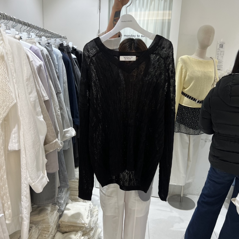 MONDAY TO SUNDAY韓國直郵女裝新品人氣熱賣休閑針織衫MONDAY TO SUNDAY針織衫圖色2