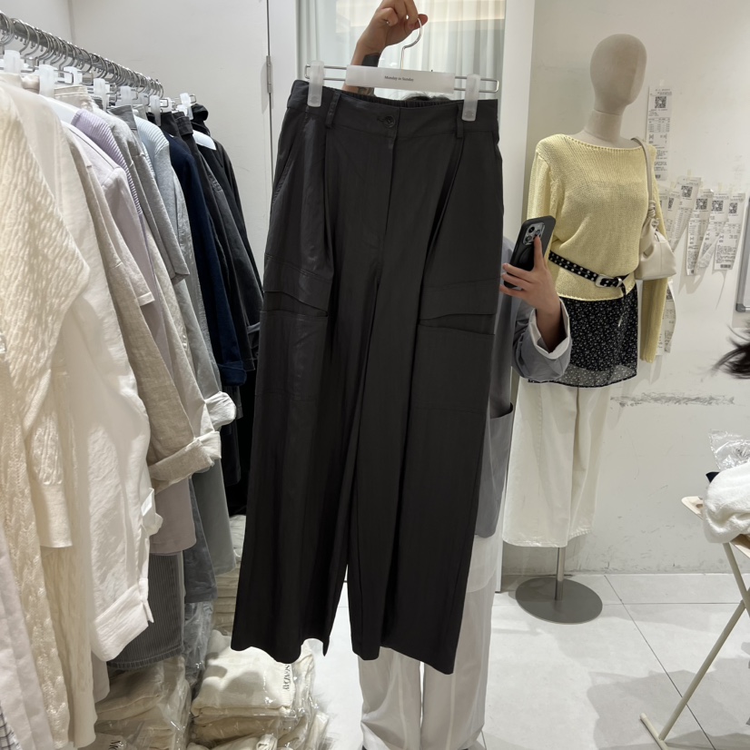 MONDAY TO SUNDAY韓國代購女裝新款推薦真品休閑休閑褲MONDAY TO SUNDAY休閑褲圖色2