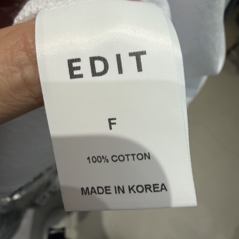 EDIT韓國代購女裝新款人氣真品推薦時尚職業熱賣休閑26春夏T恤EDITT恤