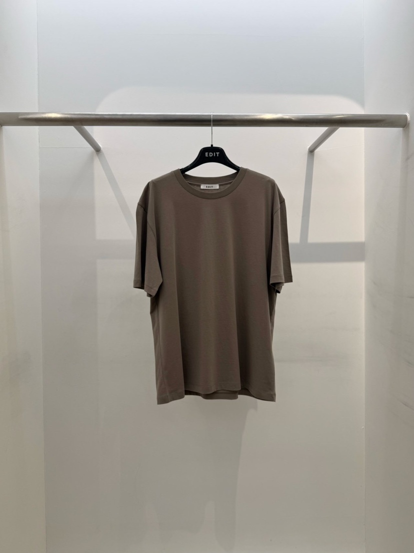 EDIT韓國代購女裝新款人氣真品推薦時尚職業熱賣休閑26春夏T恤EDITT恤圖色4咖色
