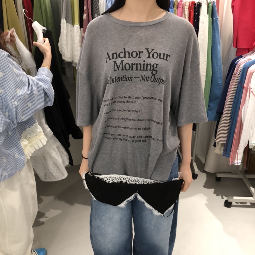 VENTI韓國代購女裝新款時尚人氣休閑26春夏真品推薦職業T恤VENTIT恤圖色4