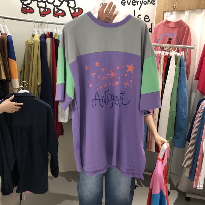 VENTI韓國代購女裝新款真品休閑職業時尚26春夏熱賣人氣T恤VENTIT恤圖色3