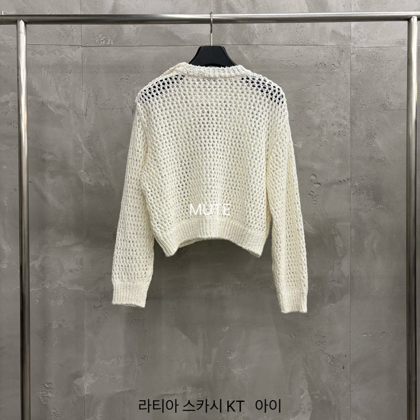 MUTE-P韓國直郵女士新品時尚職業熱賣26春夏真品推薦針織衫MUTE針織衫