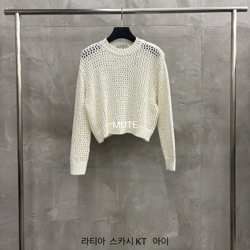 MUTE-P韓國直郵女士新品時尚職業熱賣26春夏真品推薦針織衫MUTE針織衫圖色1