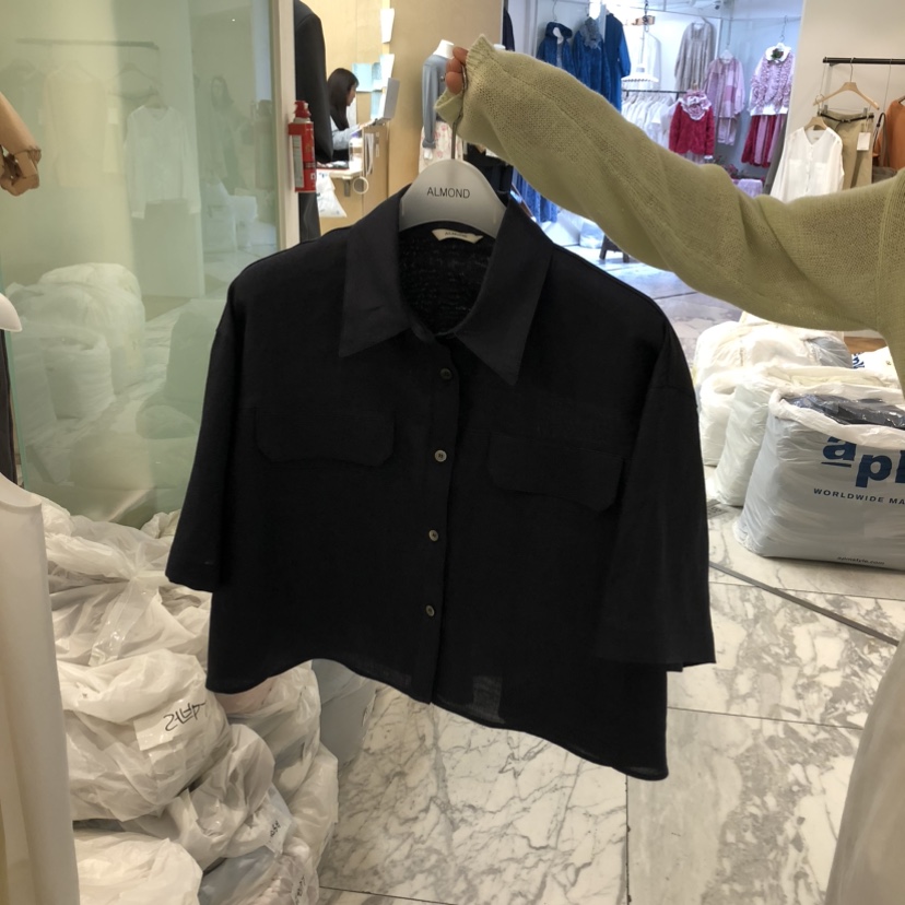 ALMOND韓國代購女裝新款休閑真品熱賣人氣26春夏襯衫蕾絲衫ALMOND襯衫/蕾絲衫圖色3