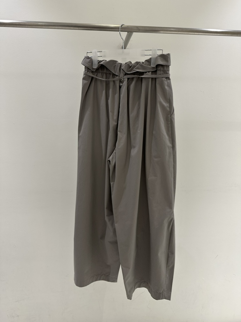 MONDAY TO SUNDAY韓國代購女士新品休閑休閑褲含腰帶荷葉邊MONDAY TO SUNDAY休閑褲圖色3