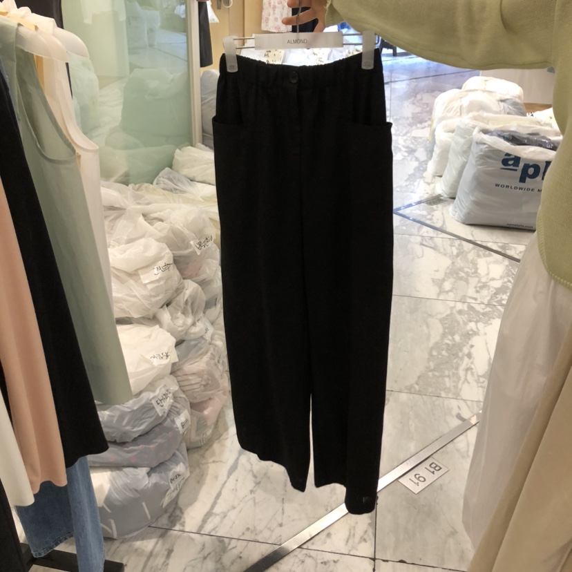 ALMOND韓國直郵女士新款26春夏推薦職業人氣熱賣休閑休閑褲ALMOND休閑褲圖色2