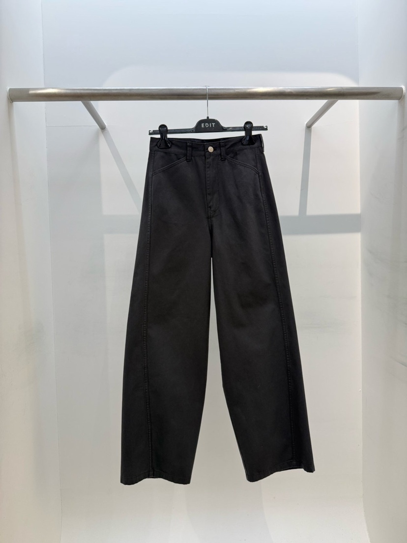 EDIT東大門直郵女裝新款26春夏推薦職業休閑時尚真品休閑褲EDIT休閑褲圖色2墨色