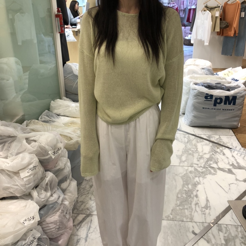 ALMOND韓國直郵女士新品真品熱賣休閑推薦26春夏時尚針織衫ALMOND針織衫圖色1