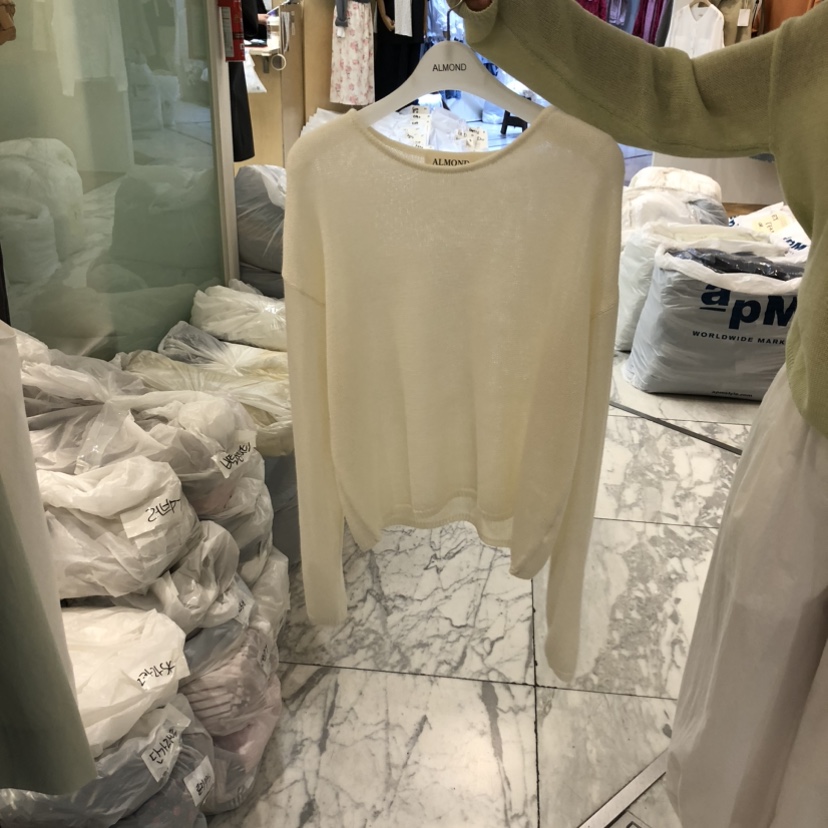 ALMOND韓國直郵女士新品真品熱賣休閑推薦26春夏時尚針織衫ALMOND針織衫圖色2