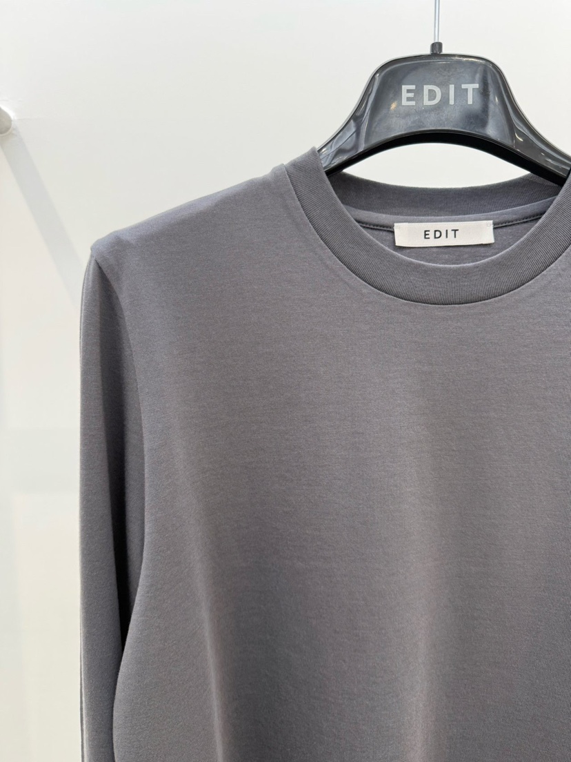 EDIT東大門實拍女裝新品人氣真品時尚26春夏熱賣休閑長袖T恤EDIT長袖T恤