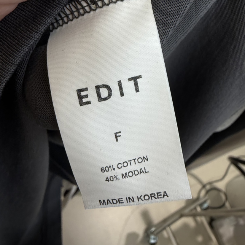 EDIT東大門實拍女裝新品人氣真品時尚26春夏熱賣休閑長袖T恤EDIT長袖T恤