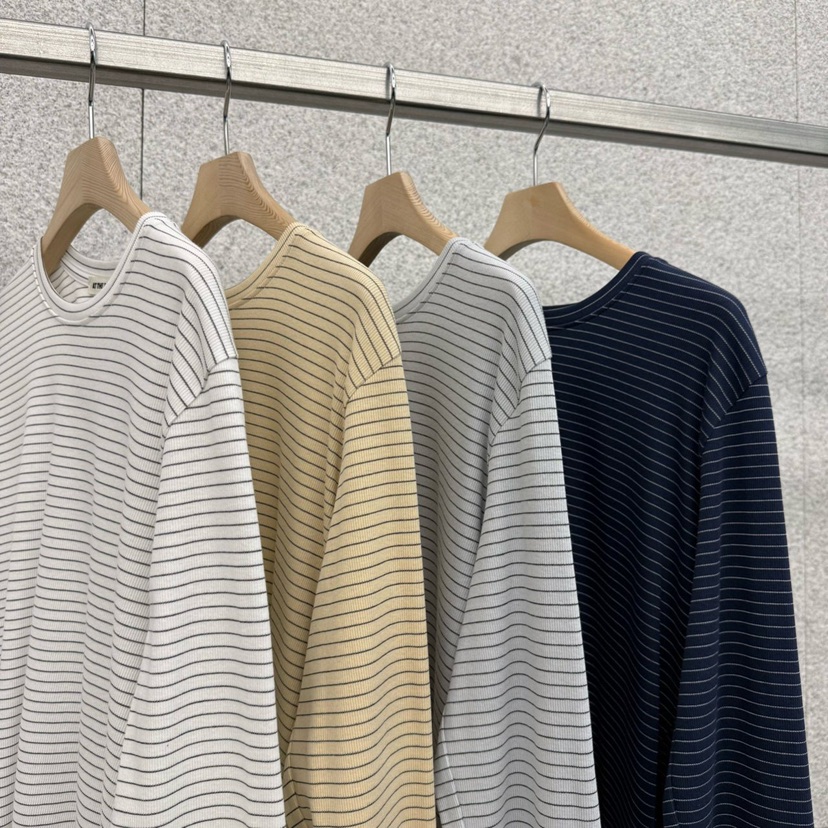 AT THE BAGEL東大門實拍女士新款26春夏真品休閑長袖T恤AT THE BAGEL長袖T恤