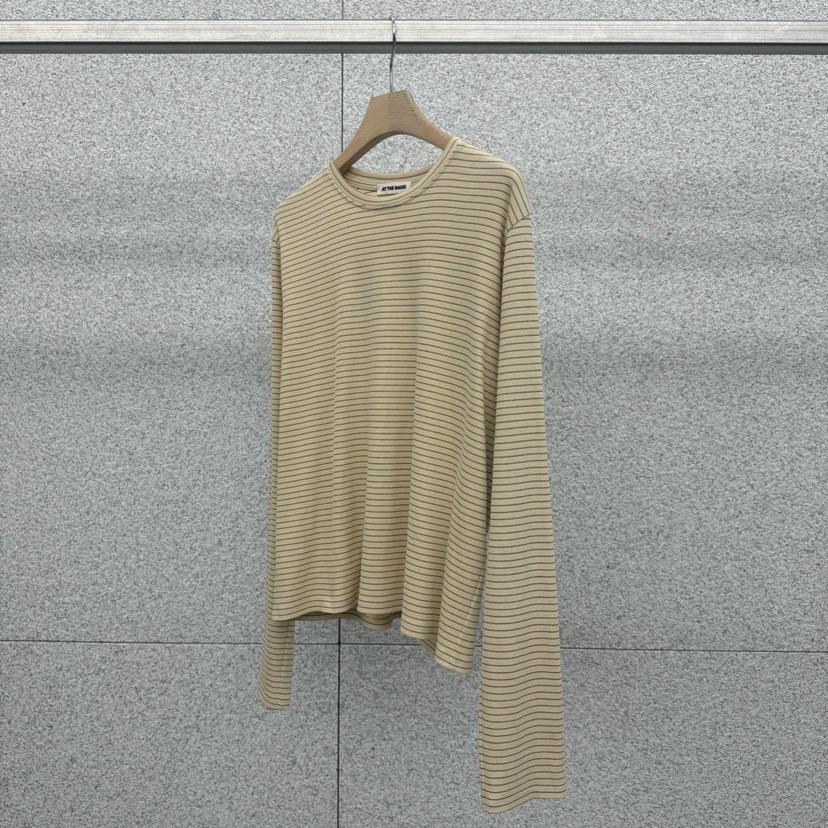 AT THE BAGEL東大門實拍女士新款26春夏真品休閑長袖T恤AT THE BAGEL長袖T恤圖色1