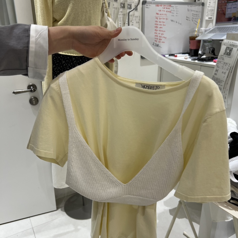MONDAY TO SUNDAY韓國直郵女裝新品26春夏吊帶背心不含內搭MONDAY TO SUNDAY吊帶/背心圖色3