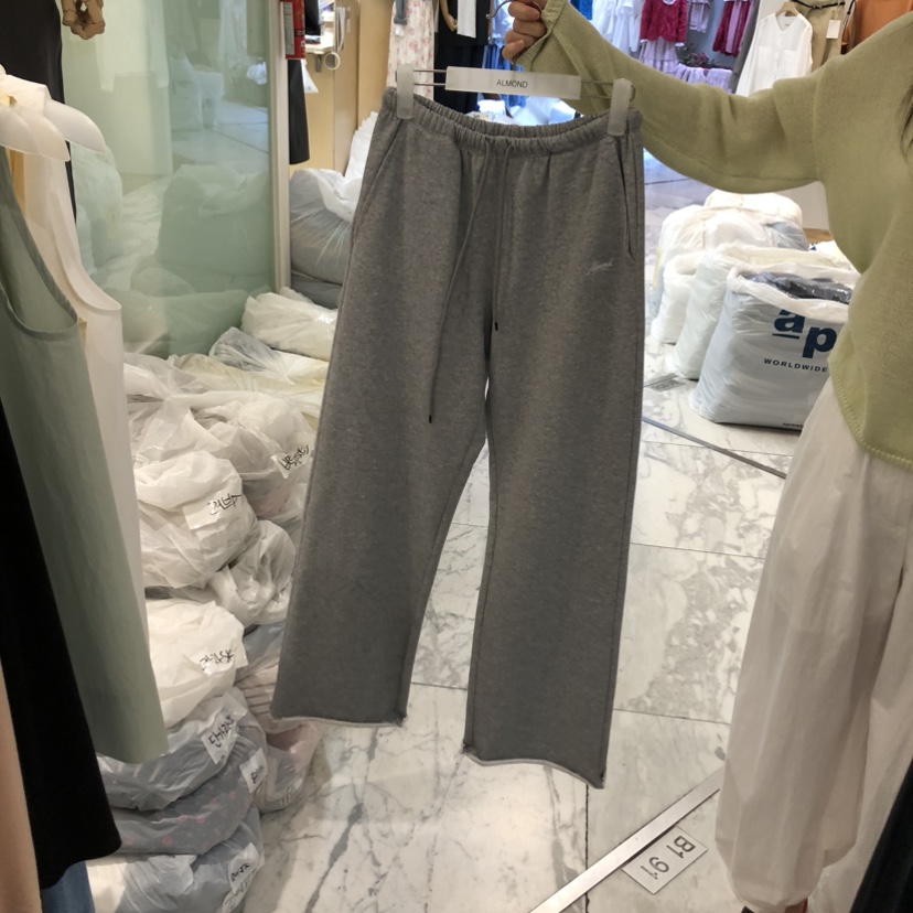 ALMOND韓國直郵女士新品真品職業熱賣休閑26春夏人氣休閑褲ALMOND休閑褲圖色1