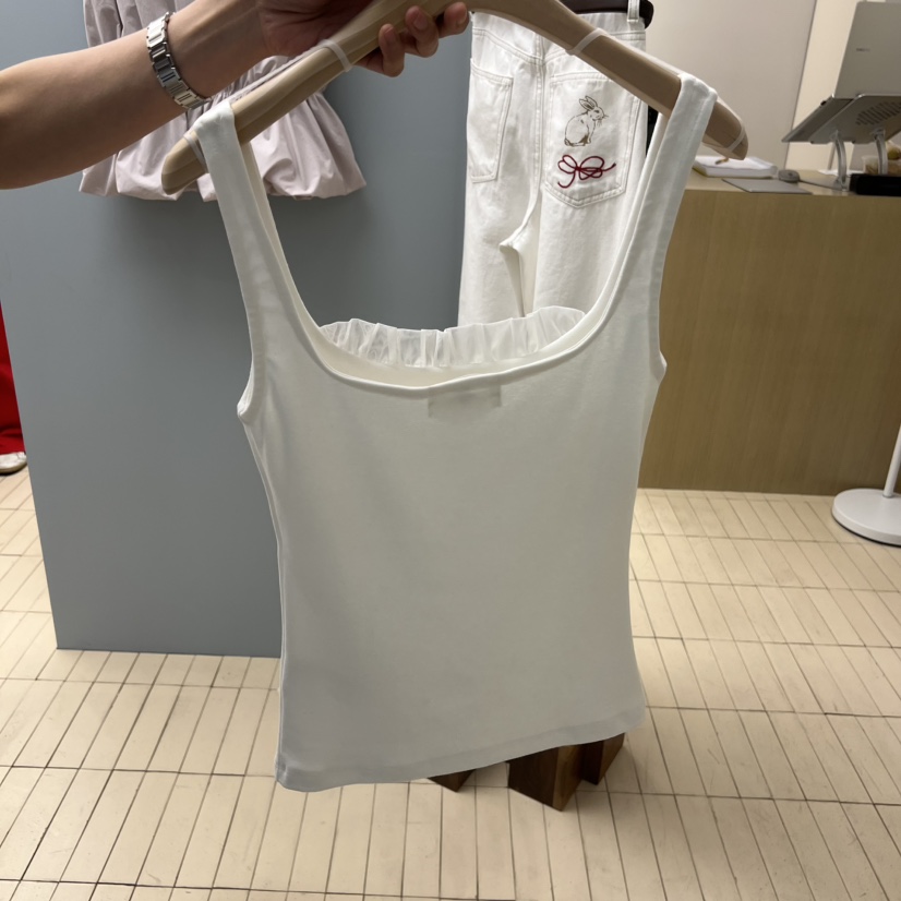 THEPLAN韓國代購女士新品26春夏人氣休閑推薦吊帶背心網眼THE PLAN吊帶/背心