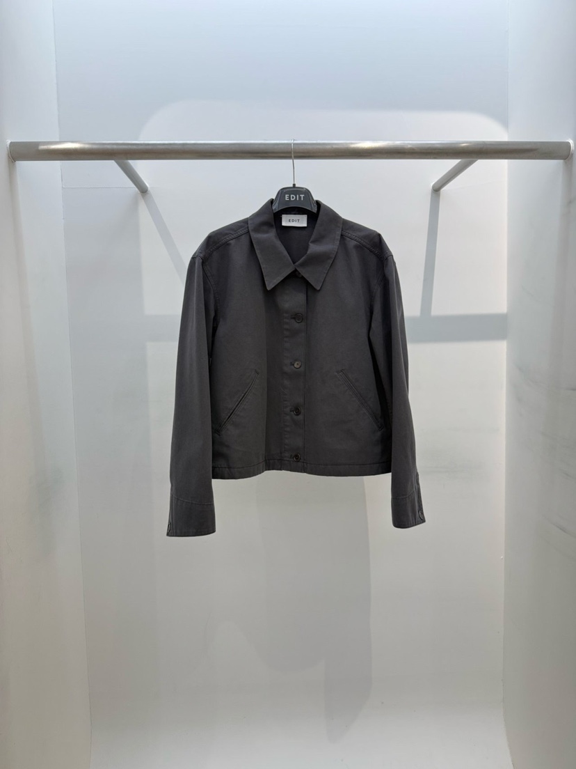 EDIT東大門實拍女裝新品休閑人氣職業推薦熱賣時尚真品夾克EDIT夾克圖色3墨色