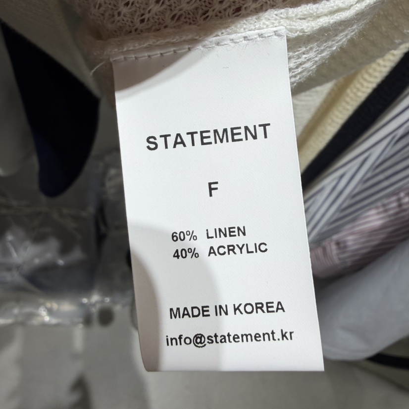 STATEMENT韓國代購女士新品真品休閑人氣推薦時尚針織衫拉鏈STATEMENT針織衫