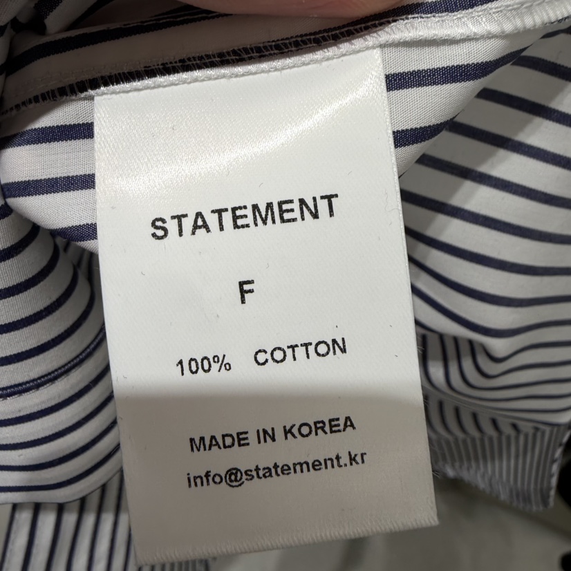 STATEMENT東大門實拍女裝新款26春夏推薦時尚職業襯衫蕾絲衫STATEMENT襯衫/蕾絲衫