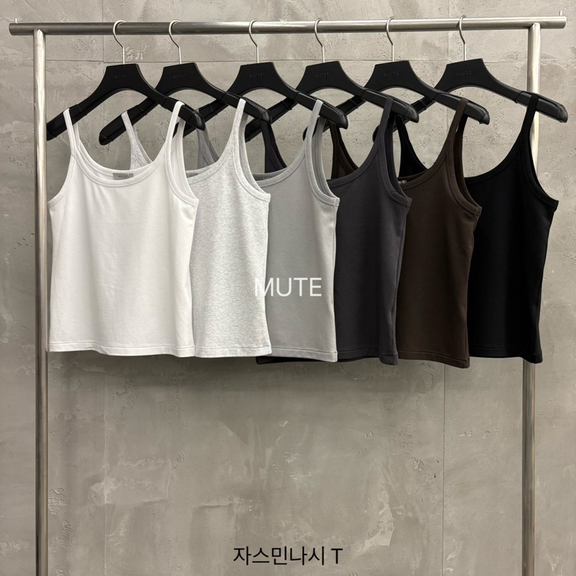 MUTE-P韓國代購女裝新品推薦時尚26春夏休閑熱賣吊帶背心MUTE吊帶/背心