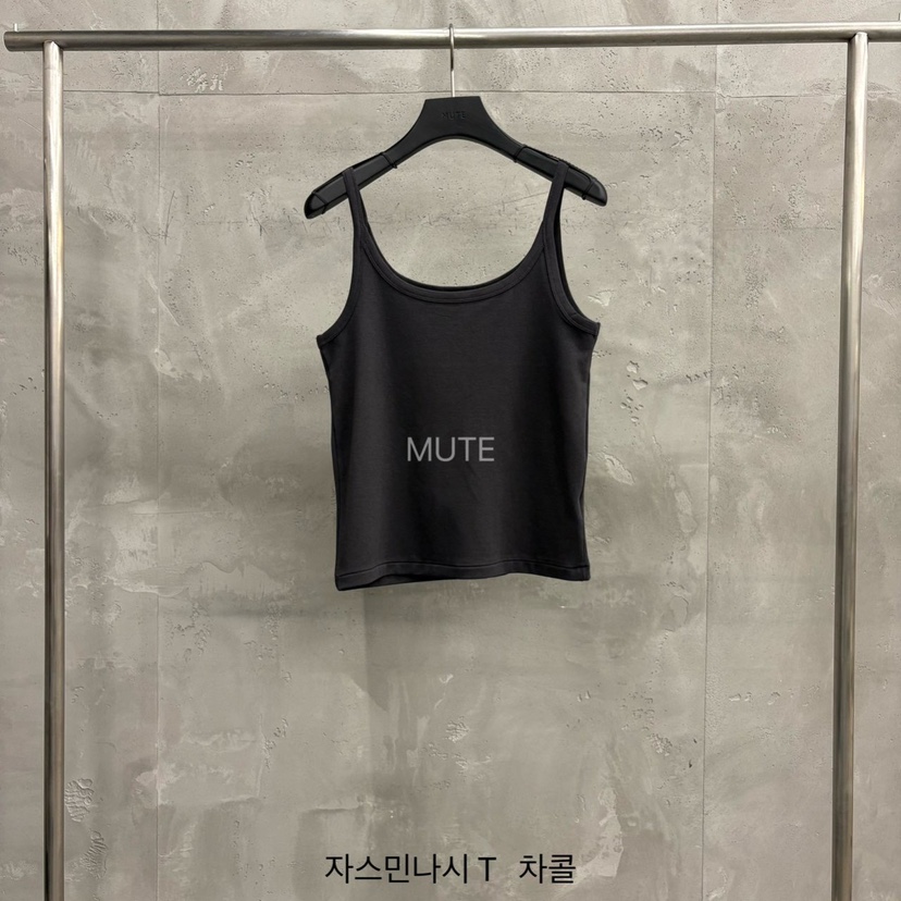 MUTE-P韓國代購女裝新品推薦時尚26春夏休閑熱賣吊帶背心MUTE吊帶/背心圖色3墨色
