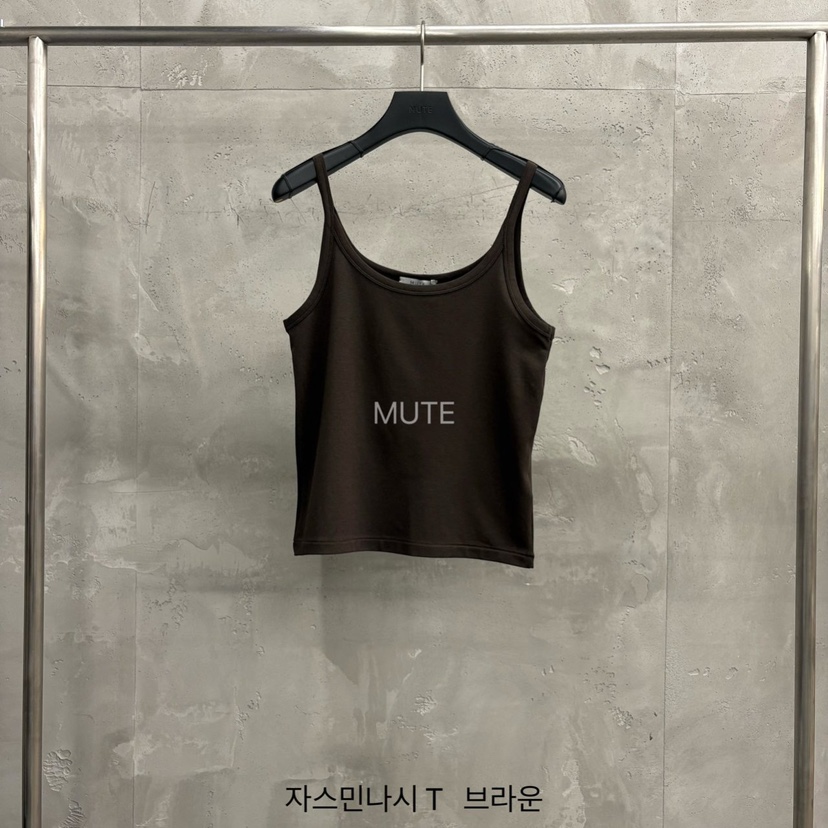 MUTE-P韓國代購女裝新品推薦時尚26春夏休閑熱賣吊帶背心MUTE吊帶/背心圖色5棕色