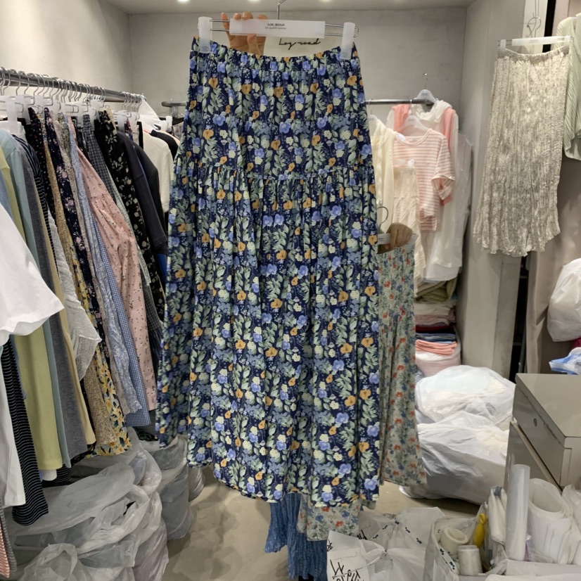 LOGROAD韓國直郵女士新款時尚人氣26春夏休閑推薦真品長裙LOG ROAD長裙圖色2