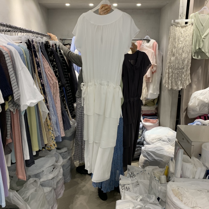 LOGROAD東大門實拍女裝新品熱賣真品26春夏休閑推薦連衣裙LOG ROAD連衣裙