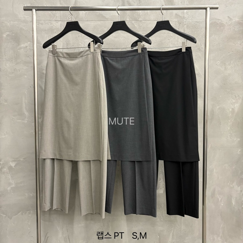 MUTE-P韓國代購女士新品真品時尚休閑熱賣推薦職業人氣裙褲MUTE裙褲
