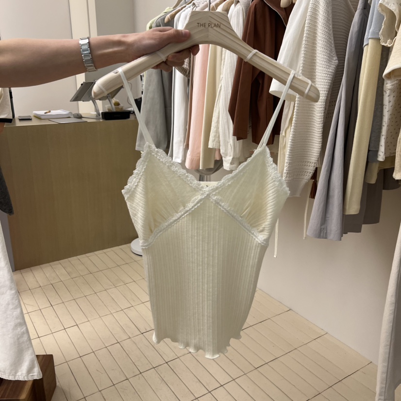 THEPLAN韓國代購女士新款26春夏推薦人氣時尚休閑吊帶背心THE PLAN吊帶/背心圖色1