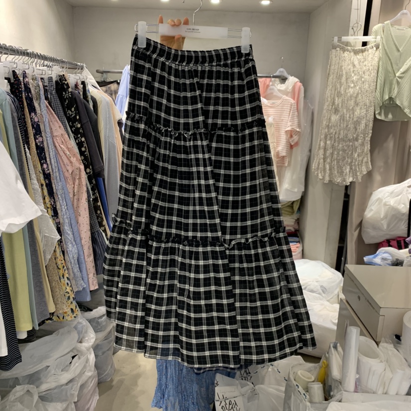 LOGROAD東大門代購女士新品人氣熱賣26春夏時尚真品長裙兔子LOG ROAD長裙圖色2