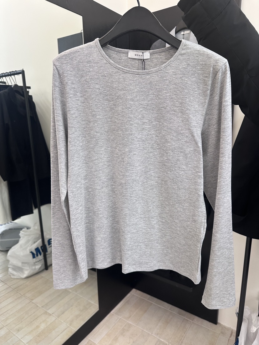 MOANI東大門直郵女裝新款職業人氣真品時尚熱賣26春夏長袖T恤MOANI長袖T恤圖色2