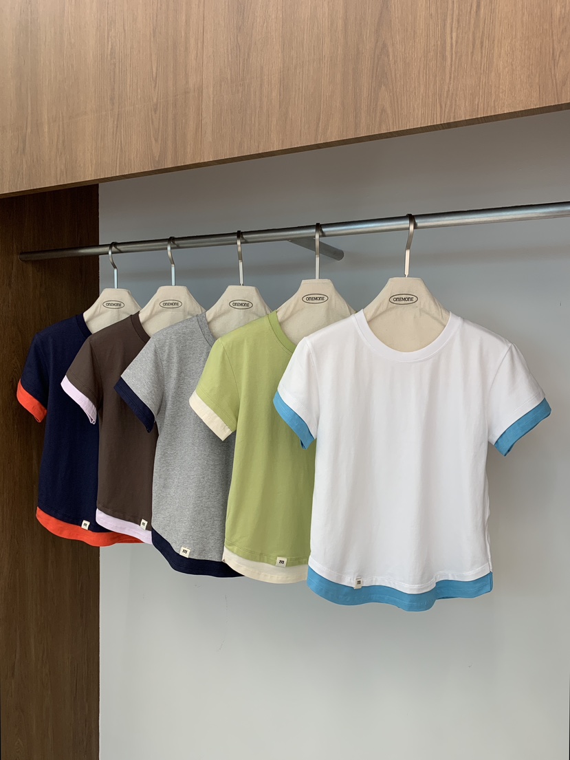 ONE MONE東大門代購女裝新品時尚推薦人氣休閑熱賣26春夏T恤ONE MONET恤