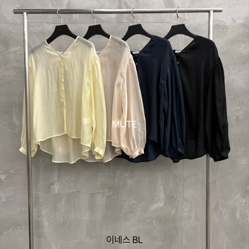 MUTE-P東大門實拍女裝新品真品26春夏熱賣推薦襯衫蕾絲衫MUTE襯衫/蕾絲衫