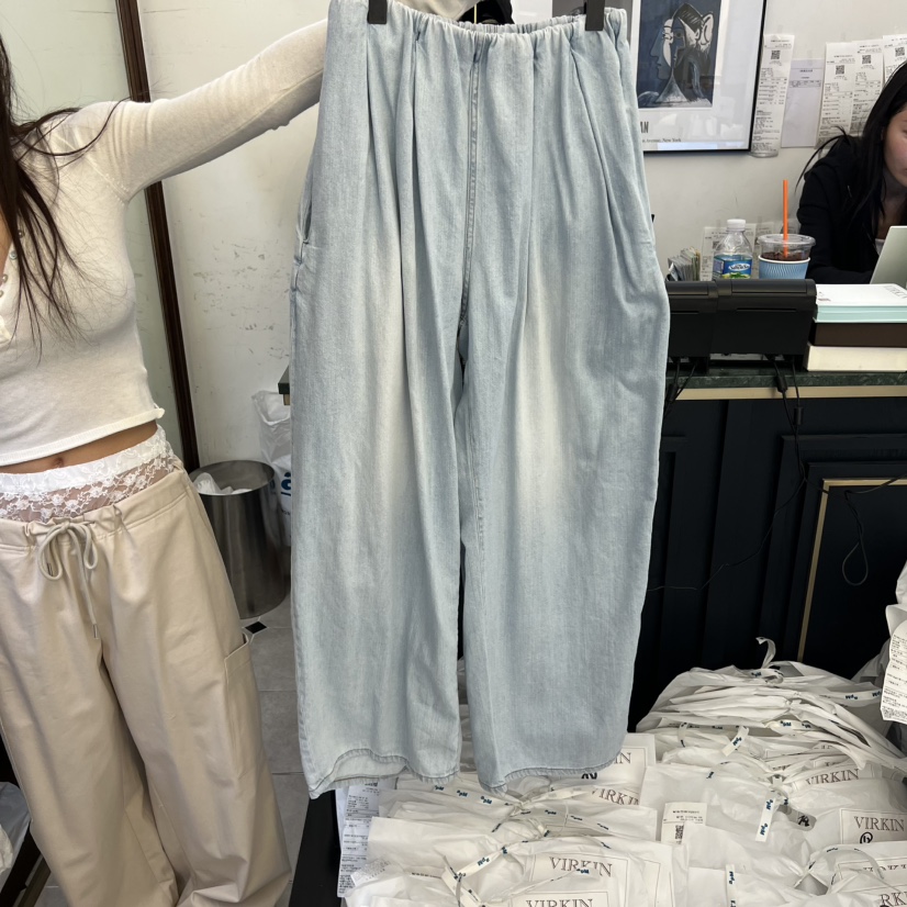 VIRKIN東大門實拍女士新款推薦時尚熱賣26春夏休閑休閑褲VIRKIN休閑褲圖色1