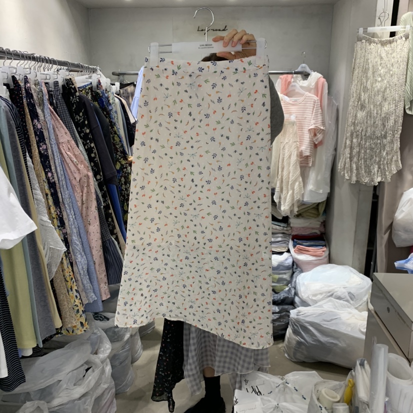 LOGROAD東大門直郵女裝新品真品26春夏推薦時尚半身裙中短裙LOG ROAD半身裙/中短裙圖色1