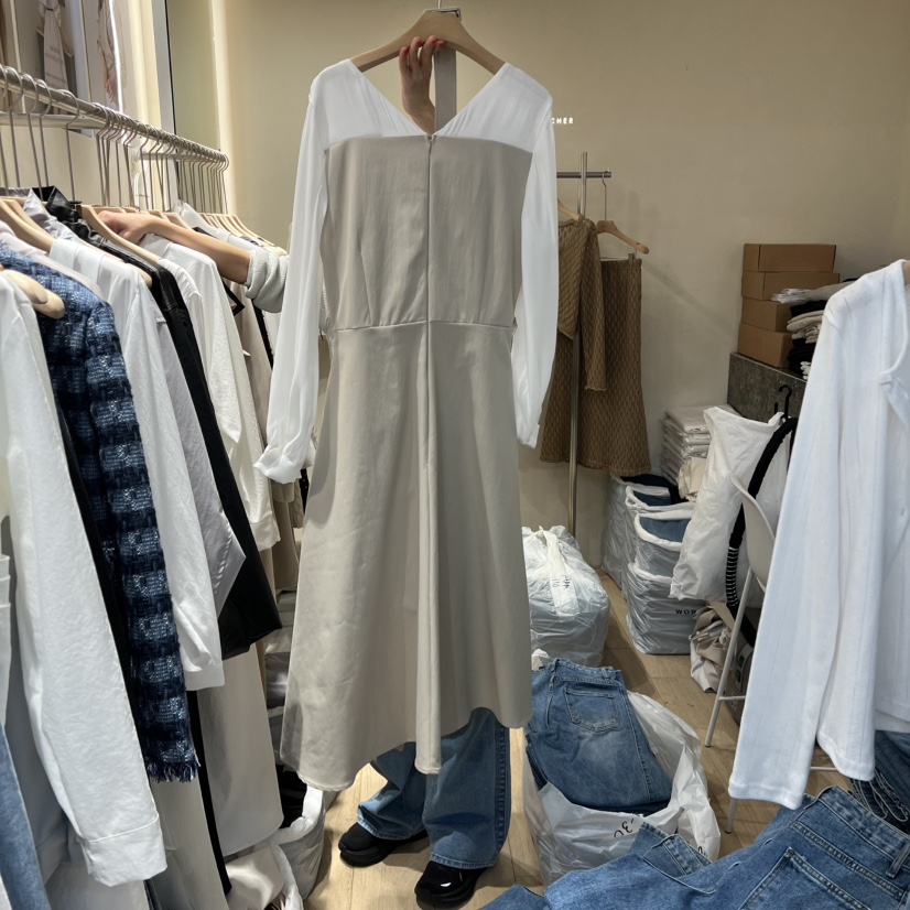 ARCHER韓國代購女士新品推薦26春夏休閑職業連衣裙含腰帶ARCHER連衣裙