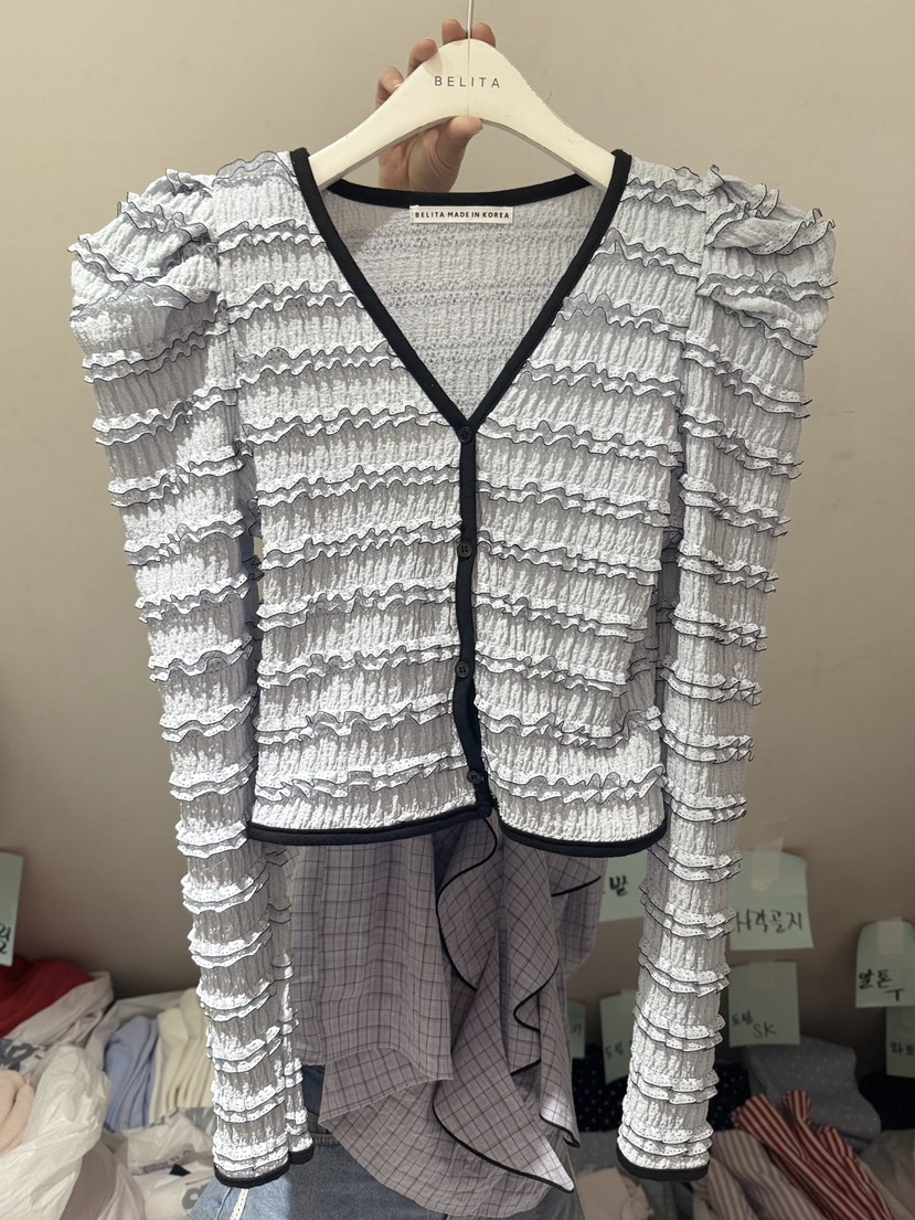 BELITA-L韓國直郵女士新品熱賣真品26春夏時尚針織衫開衫BELITA-L針織衫圖色3