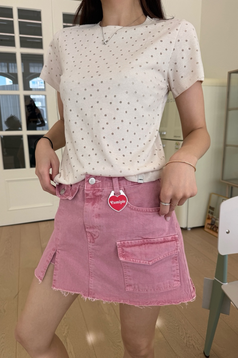 LUMIPLE東大門直郵女士新品職業26春夏真品推薦時尚休閑短裙LUMIPLE短裙