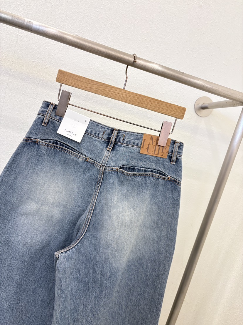 LUMIPLE韓國代購女裝新品真品26春夏職業人氣時尚推薦牛仔褲LUMIPLE牛仔褲