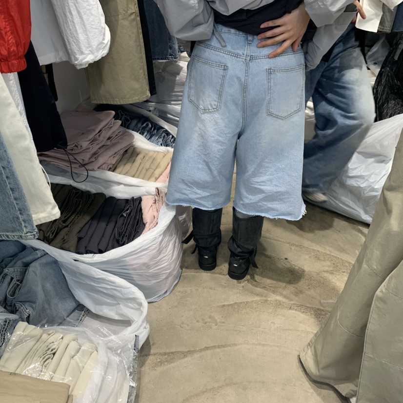 ALMOND PEPE韓國直郵女士新款時尚26春夏真品推薦人氣短褲ALMOND PEPE短褲