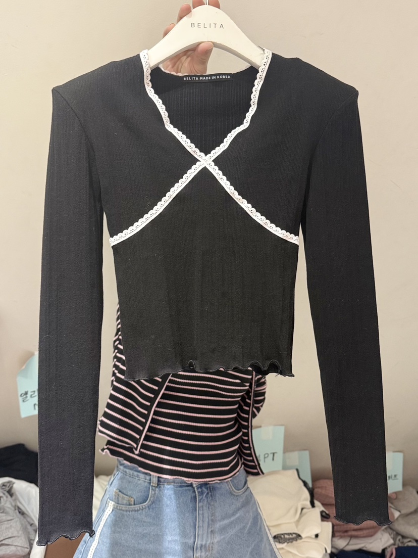 BELITA-L東大門實拍女裝新款人氣休閑26春夏推薦長袖T恤BELITA-L長袖T恤圖色5