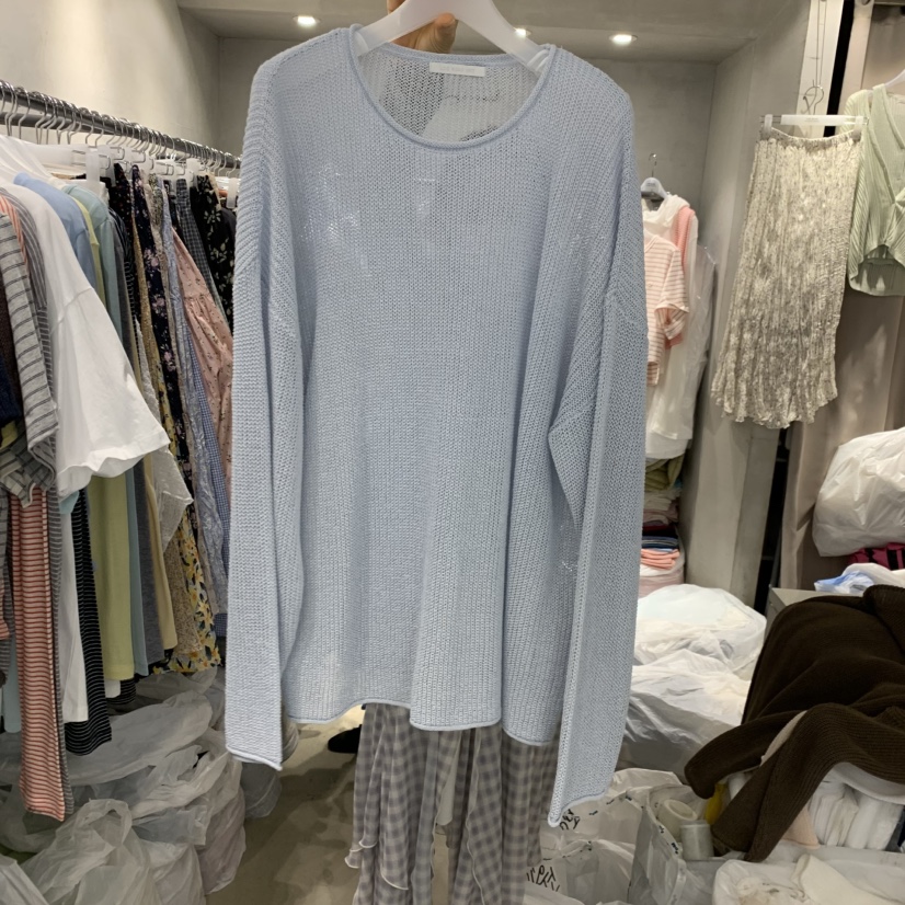 LOGROAD東大門代購女士新款時尚熱賣職業人氣26春夏針織衫LOG ROAD針織衫圖色1