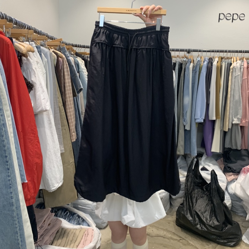 ALMOND PEPE韓國代購女士新品人氣時尚26春夏休閑推薦長裙ALMOND PEPE長裙圖色2