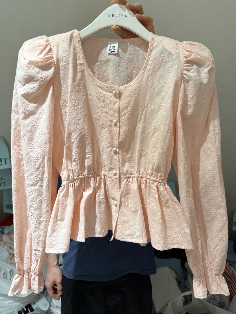 BELITA-L東大門代購女裝新款真品熱賣時尚休閑襯衫蕾絲衫BELITA-L襯衫/蕾絲衫圖色2